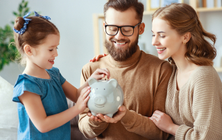 7 Ways to Save as a Family graphic