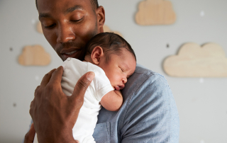 New Baby Financial Tips Graphic