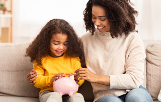Teaching Your Child to Grow Their Savings Graphic
