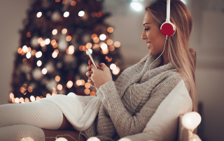 Tips for Lowering Stress During the Holidays Graphic