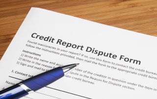 How to Dispute a Credit Report Error Graphic