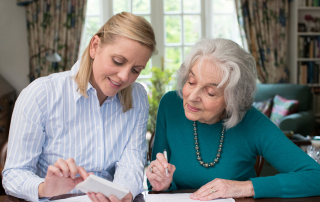 Financial Tips When Caring for Aging Parents graphic