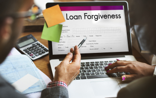 Stay Safe from Student Loan Forgiveness Scams graphic