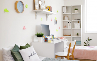 Decorating Your College Dorm on a Budget graphic
