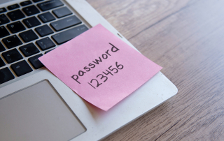 Account Safety Starts with Strong Passwords graphic